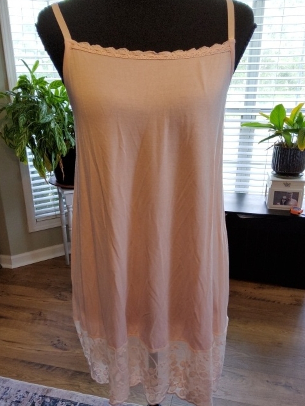 Matilda Jane Pink Top Extender Lace Hem Size Medium NWOT